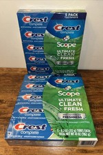 10 Tubes Crest Complete Plus Scope Toothpaste 8.2oz - Bulk 10pk - Exp 07/2028 0.49 per gallon