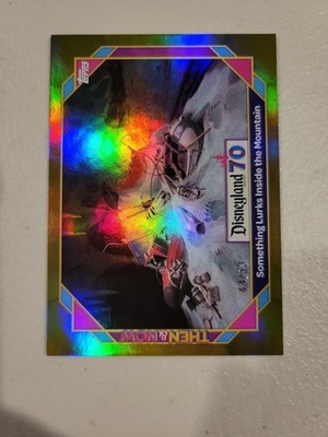2025 Topps Disneyland 70th Anniversary Gold Foil #40 Something Lurks Inside /50