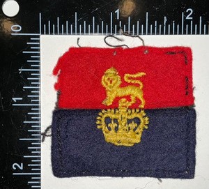 Post WWII British Army War Office Controlled Units Patch Formation Sign