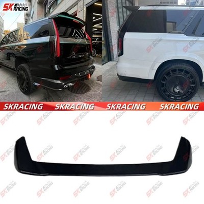 Dry Twill Carbon Fiber Rear Roof Spoiler Wing Fits For Cadillac Escalade 2021UP
