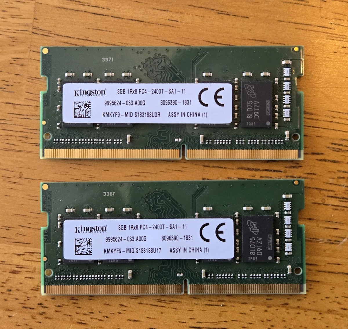 Kingston PC4-19200 (DDR4-2400) Bus Speed Computer RAM 16 GB Total