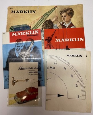 Märklin Konvolut Anleitungen Katalog Prospekte Original Vintage - Rarität  (334)