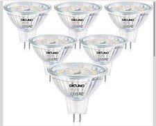 MR16 GU5.3 light Bulbs 12V 5W Equivalent Dimmable Warm White 2700K 440LM 6 Packs