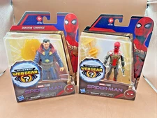 Marvel Lot of 2 Spiderman Dr. Strange Web Gear Hasbro Action Figures Sealed