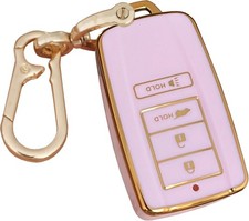 TPU for Acura Key Fob Cover with Keychain Keyless Entry Remote Control Key...