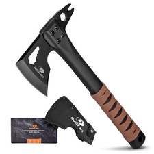 MOSSY OAK 12" Multitool Camping Axe Survival Hatchet with Sheath Hex Wrench Slot