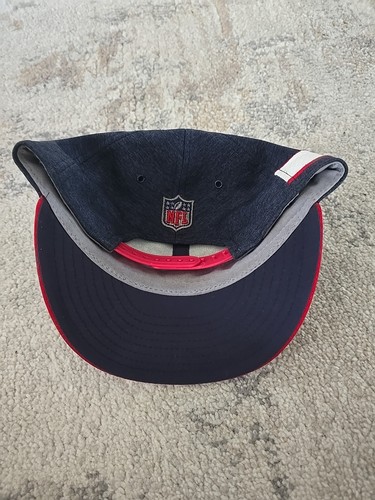 NFL Houston Texans Hat 47 Brand Navy Blue Felt Football Cap Adult One Size - Picture 2 of 4