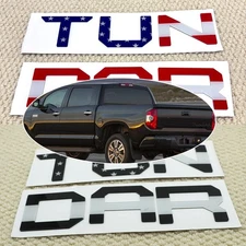 For 2014-2021 Tundra 3D Raised Tailgate Insert Letters Badge Emblem Rear Trunk