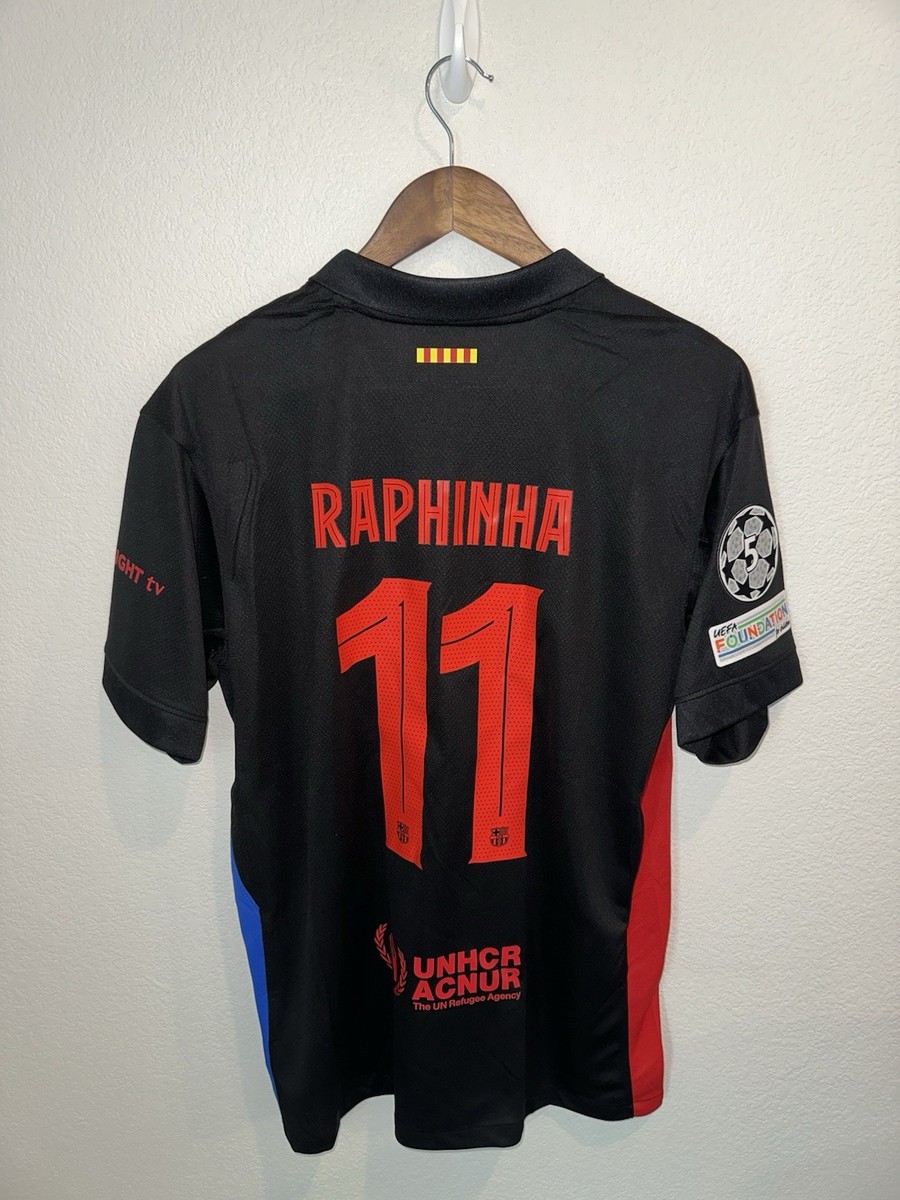 ラフィーニャ #11 FCバルセロナ 24/25 ホーム XLサイズ ラフィーニャ #11 FCバルセロナ 24/25 ホーム XLサイズ
