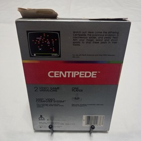 Centipede (Atari 2600, 1982) Complete In Box CIB w/ Manual & Paperwork
