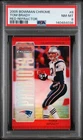2005 BOWMAN CHROME RED REFRACTOR #8 TOM BRADY PSA 8