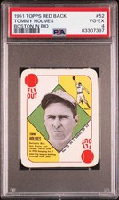 1951 Topps Red Back #52 Tommy Holmes PSA 4 Boston Braves  (7397)