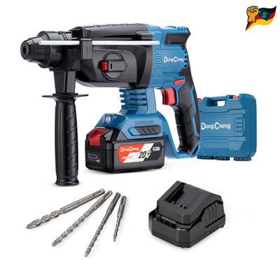 DongCheng Akku Bohrhammer 20V 4Ah 2A 28mm