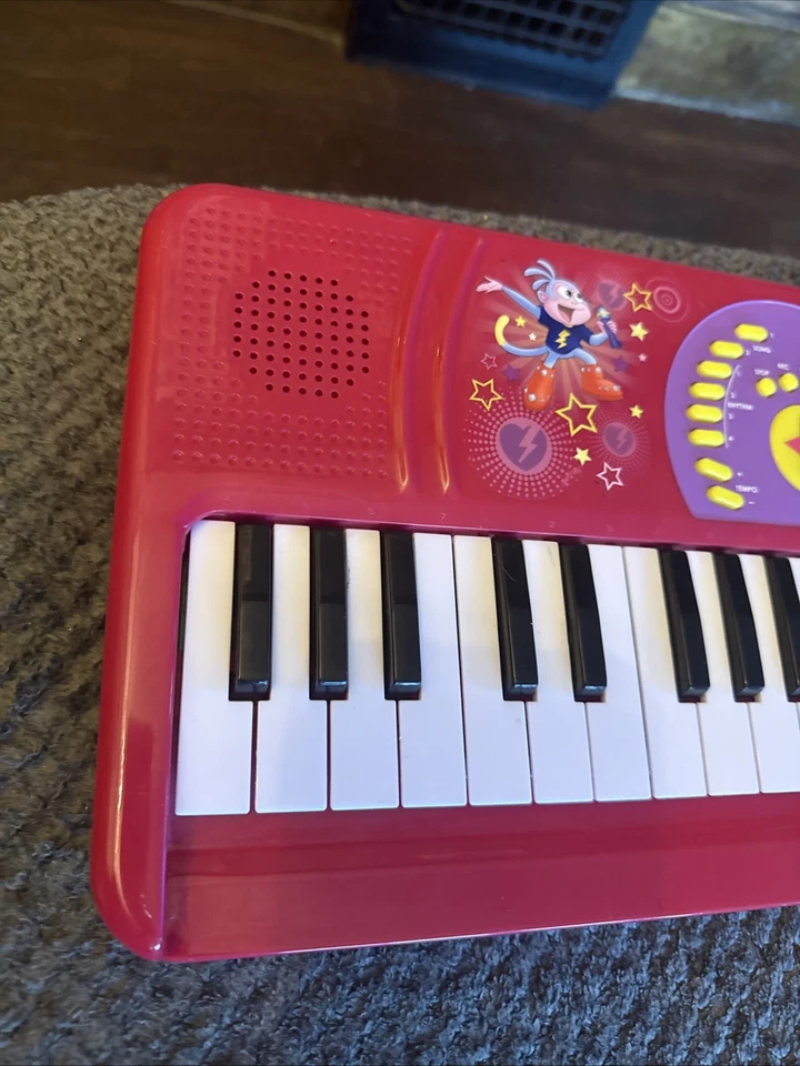 Rare Viacom Dora The Explorer Pink Kids Music Keyboard First Act Vtg HTF Works! - Image 2 of 4