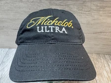 Michelob Ultra Hat Baseball Cap Adult Adjustable OSFA strapback black