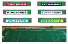 SUBBUTEO 20 ADESIVI TIFOSI SCOZZESI per TRANSENNA BORDOCAMPO STADIO SUBBUTEO