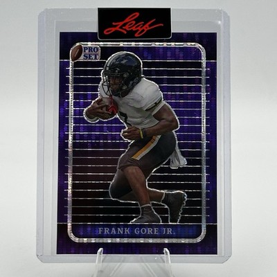 2023 Leaf Pro Set Metal Frank Gore Jr Southern Miss 1/1 Pre-Production Proof