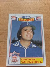 1987 Topps - Rack Pack Glossy All-Stars Fernando Valenzuela #11
