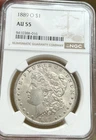 1889-O Morgan Silver Dollar NGC AU55
