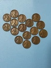 1940 P & S Lincoln Wheat Penny Coin 19 Piece lot