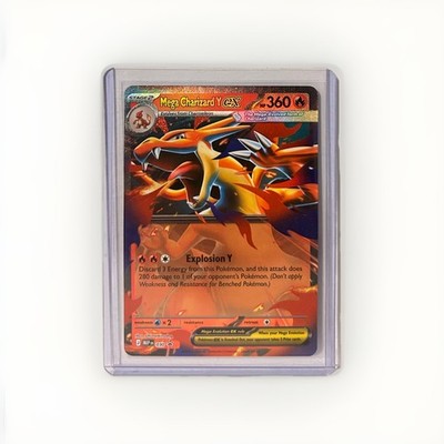 Pokémon Mega Charizard Y EX Ultra Rare Full Art Holo MEP 030 HP 360 Explosion Y