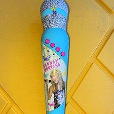 Hannah Montana Karaoke Microphone Handheld/Stand-Held, Blue/Silver