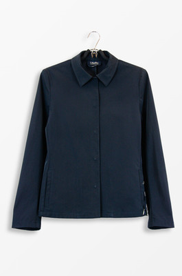 S MaxMara Women s Minimalist Navy Jacket Made in Italy - Size M