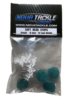 Nova Tackle Soft Bead Stops 8mm-12mm - 40 per Package 