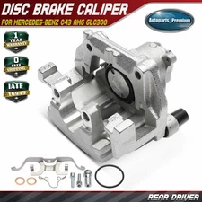 Rear Driver Brake Caliper with Bracket & Piston for Mercedes-Benz C43 AMG GLC300