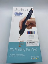 Juku 3Doodler Create+ 3D Printing Pen, Steel Blue New