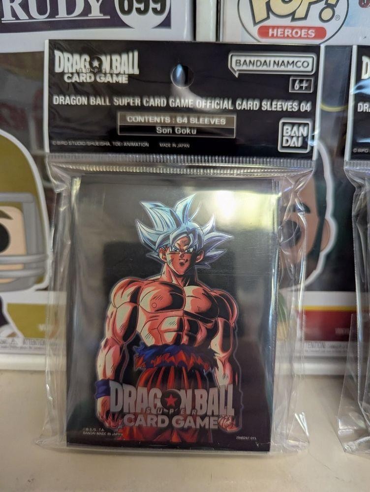 goku card sleeves Super Saiyan Son Goku Bandai Dragon Ball Super Fusion World Son Goku Card Sleeves 64-Pack Protectors For TCG Fans Super Saiyan Goku Blue