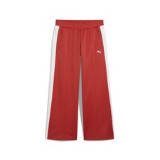 PUMA T7 Low Rise Track Pants Womens Red Casual Athletic Bottoms 62980315