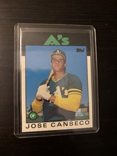 1986 topps baseball traded Jose Canseco