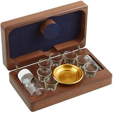 7-Cup Wood Communion Set for Worship Services