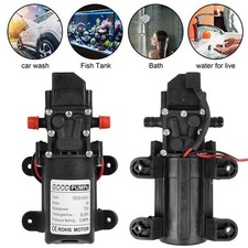 12V Water Pump with Pressure Switch 6L/Min 70W Self-Priming Caravan Camping Boat