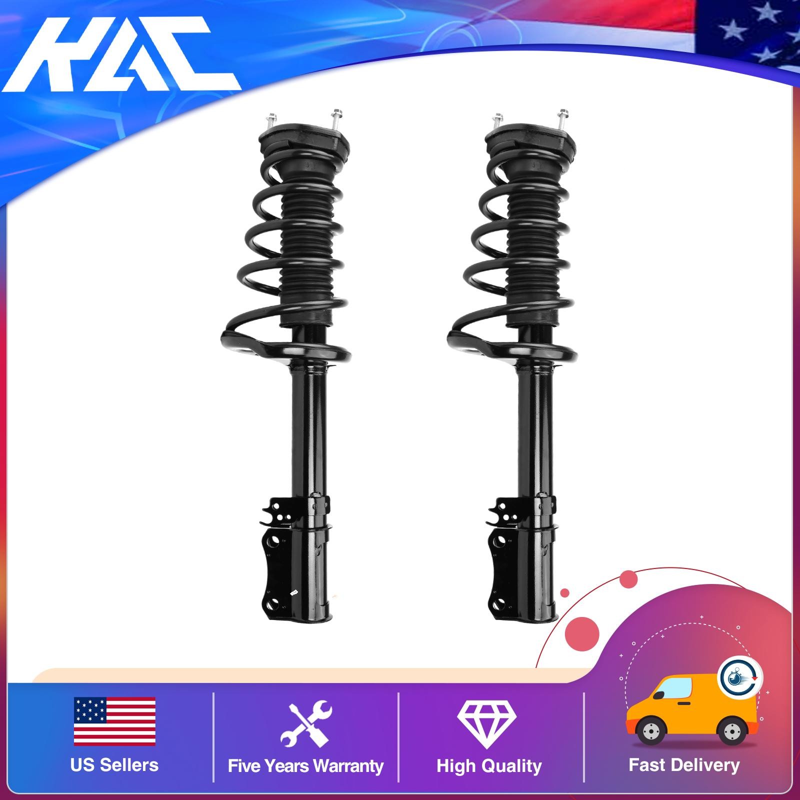 2x Fit For 01-03 Toyota Highlander 3L Rear Left & Right Complete Strut Assembly