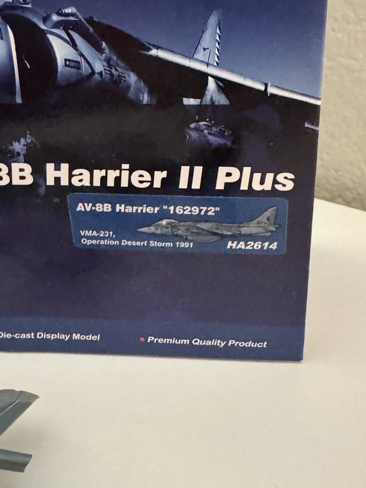Hobby Master 1/72 AV-8B Harrier II VMA-231 Spades Desert Storm 162972 HA2614 Foto 2 de 4