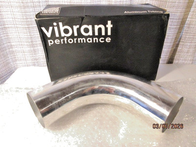Vibrant Performance 2176 90 Degree Aluminum Bend, 3'' O.D. - Polished, NEW