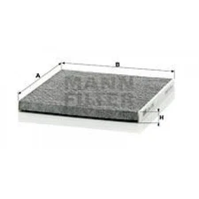 Filter, cabin air MANN-FILTER CUK2226 for Lexus RX