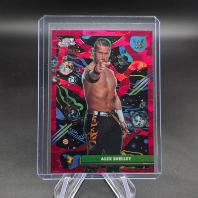 2026 WWE Topps Cosmic Chrome Alex Shelley Magenta Cosmos Refractor /299 #198