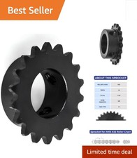High-Quality 18 Tooth B-Hub Roller Chain Sprocket with 3/4" Bore for Durability