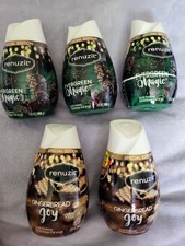 5 Renuzit Air Fresheners, 2 Gingerbread Joy And (3) Evergreen Magic