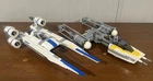 LEGO StarWars: Y-Wing (75172) & U-Wing (75399) - Starships Only And 8/9 Minifigs