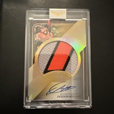 2025 Topps Five Star Jackson Holliday Jumbo Patch Auto Gold #/9