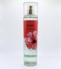 NEW BATH  BODY WORKS POPPY FINE FRAGRANCE BODY MIST HAIR SPRAY 8 FL OZ RETIRED