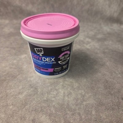 DAP DryDex Heavyweight Spackling 8 oz Pink Dry Time Indicator White 12348