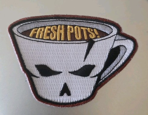 ITS Tactical Imminent Threat Solutions FRESH POTS Coffee Morale Patch RARE 2015