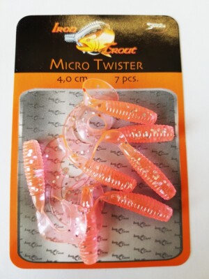 Gummi-Kder Forelle Iron Trout Micro Twister 4cm Barsch Angelkder  Gummifisch | eBay.de