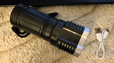 USB charge flashlight- perfect size to take with you or bugout bag!