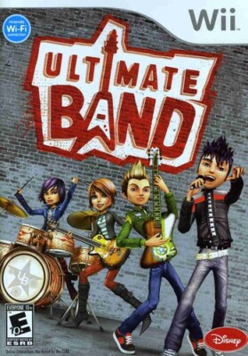 Disney s Ultimate Band Nintendo Wii Brand New/Factory Sealed Rock Guitar Drums